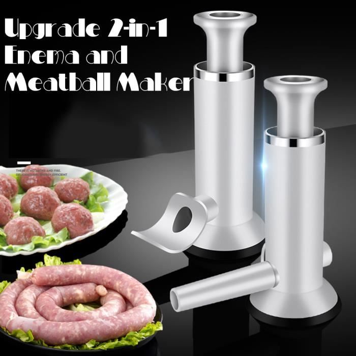 Machine à double usage manuel pour farcir les saucisses, outil de cuisine pour faire des