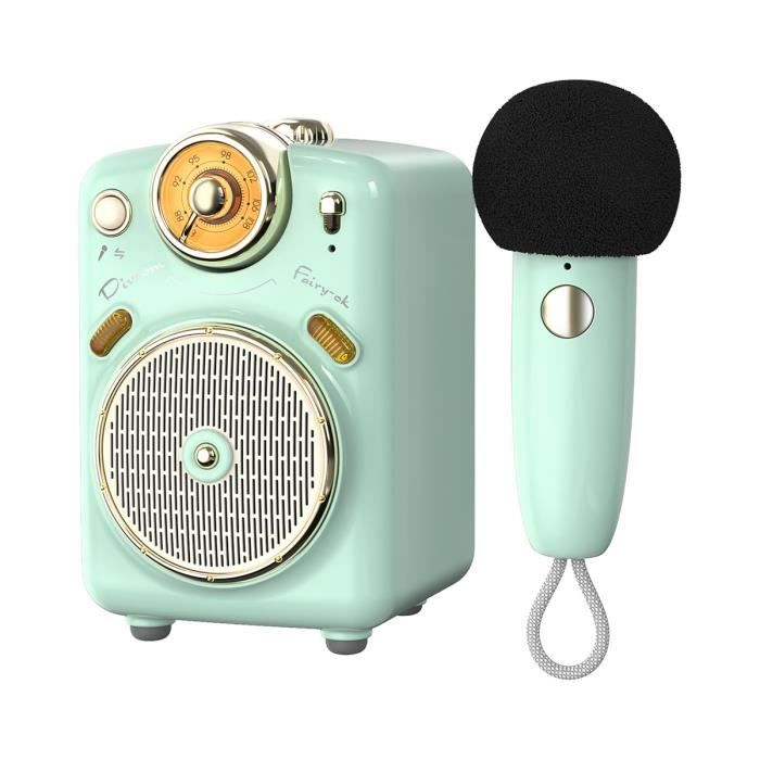 Micro Karaoké Bluetooth The Voice - Effets Lumineux Et Changement De Voix