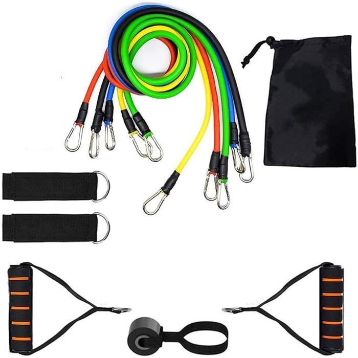 3 Bandes De Résistance Fitness - 4/5/6kg - 100% Latex - Musculation à Domicile