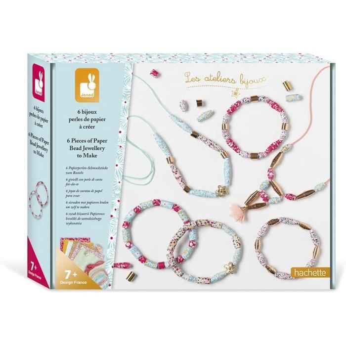 Janod - Coffret 6 Barrettes à Créer - Animaux Pailletés - Les Ateliers Janod - Coffret 6 Barrettes à Créer - Animaux Pailletés - Les Ateliers