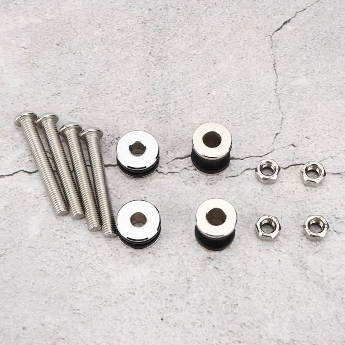 Kit Montage Sissy Bar Moto - Kit Matériel Amarrage Réglable Pour FLSTC FXST 1984-1999