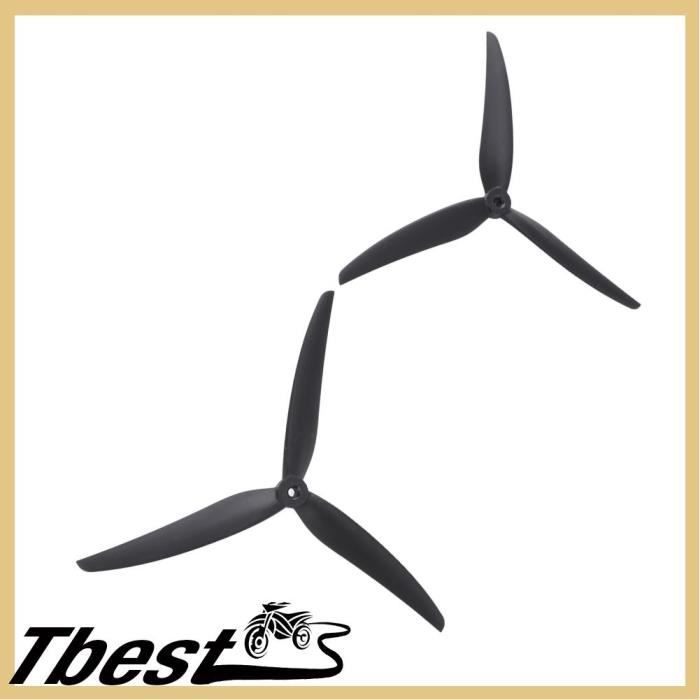 TYREE 2 Paires D'Hélices 3,5 Pouces 89MMX8 89MM Hélice PC à 8 Pales