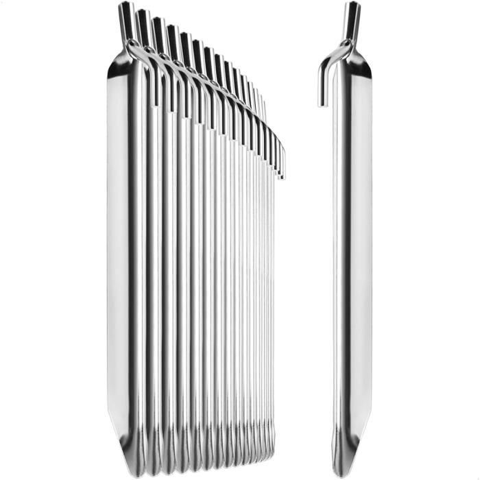 Piquet De Tente D'extérieur En Acier Robuste Pour Tente De Camping Bache De 40 Cm 85331498
