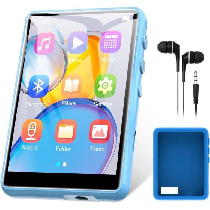 Lecteur MP3 Bluetooth 64 Go Gueray – Écran Tactile 2,4 Pouces – Hi-Fi, Radio FM, Haut-Parleur – Autonomie 40h - 7