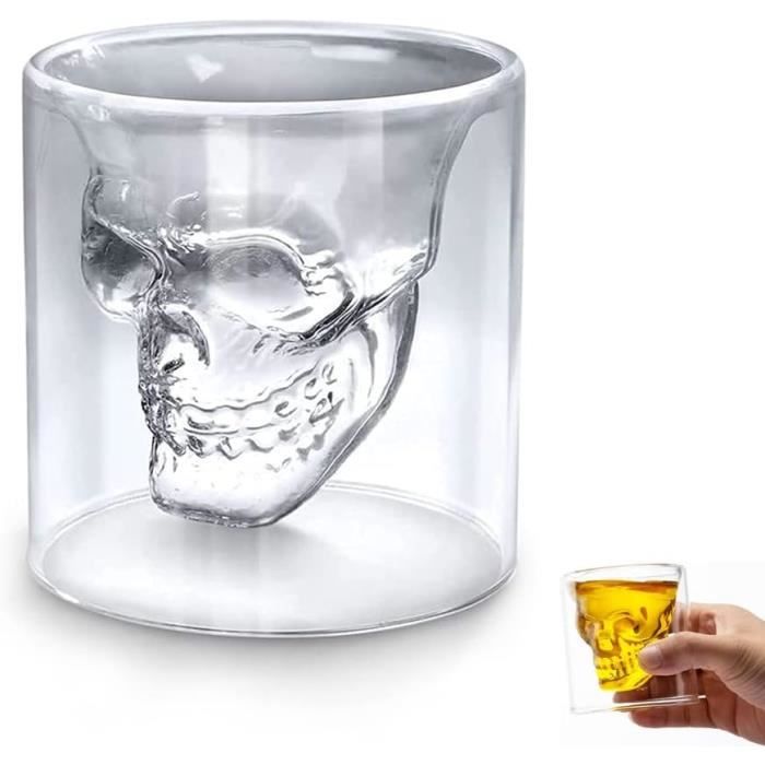 Verres à Whisky Football - Verres à Vin Double Paroi En Forme De Ballon, Cadeau Fan Foot