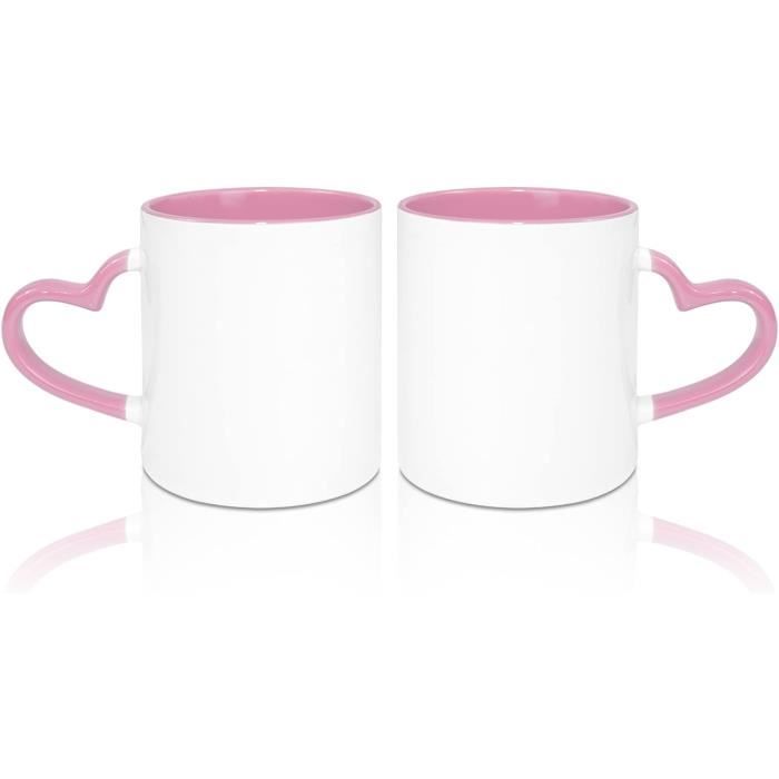 Lot De 2 Tasses à Café à Double Paroi 350ml Tasse à Café En Verre Avec Poigné