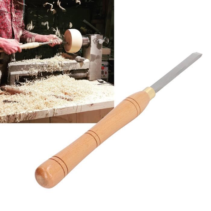 Burin Pour Tour à Bois 22mm | Outil Tournage Acier Rapid HSS | Pour Travail Du Bois
