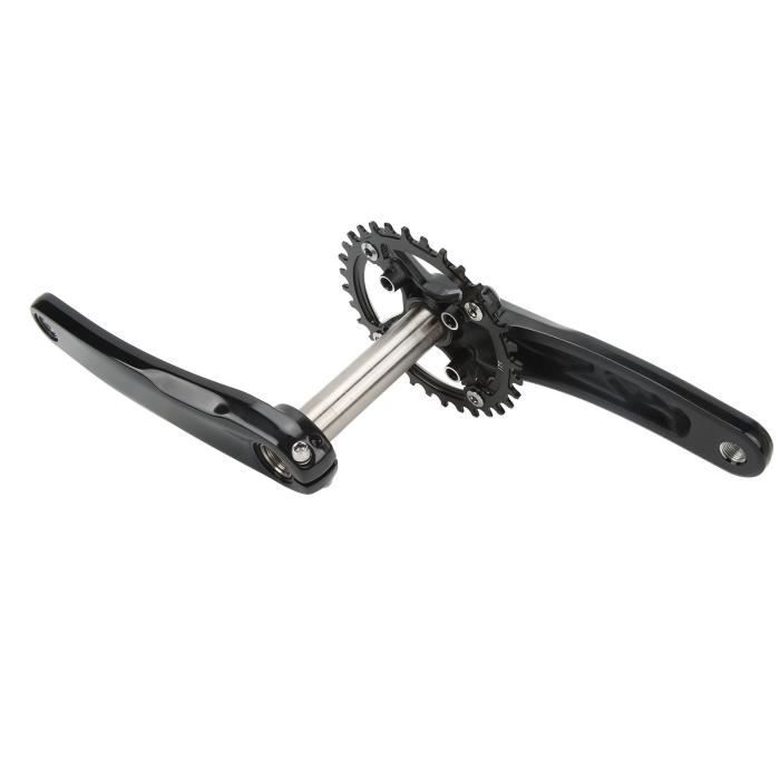 Jeu De Bras De Manivelle Vélo Pliant 170 Mm - Alliage Aluminium Noir, BCD 130 Mm - Marque Dreamseek
