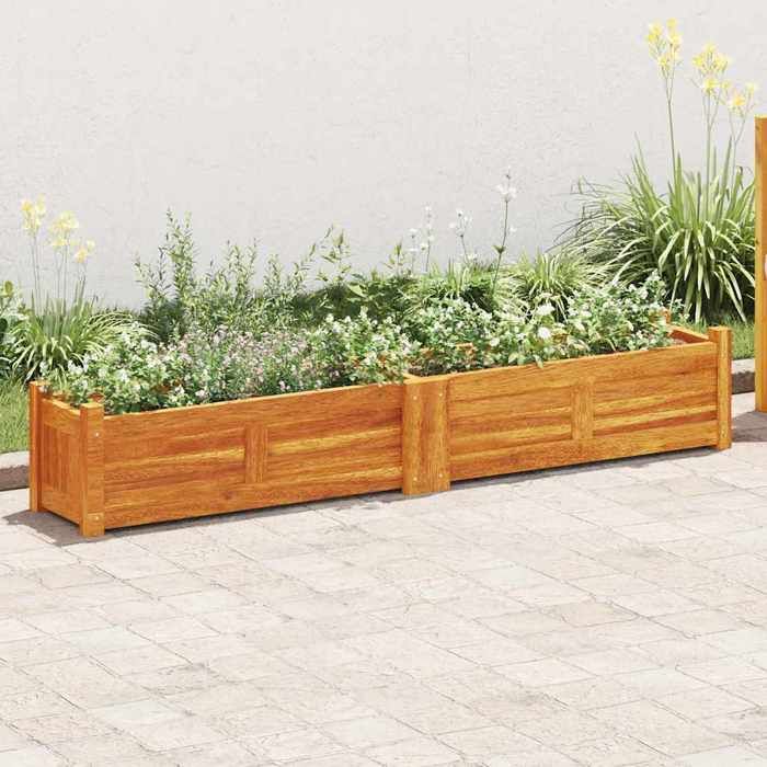 vidaXL Lit de Jardin Acacia 150x30x25 cm - vue 2