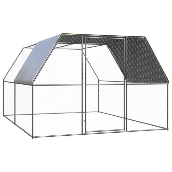 Poulailler vidaXL 3x4x2