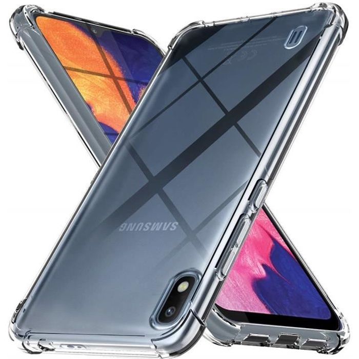 ملابس شرطة للاطفال Coque Samsung A10, Clair Protecteur Housse Anti-Ch