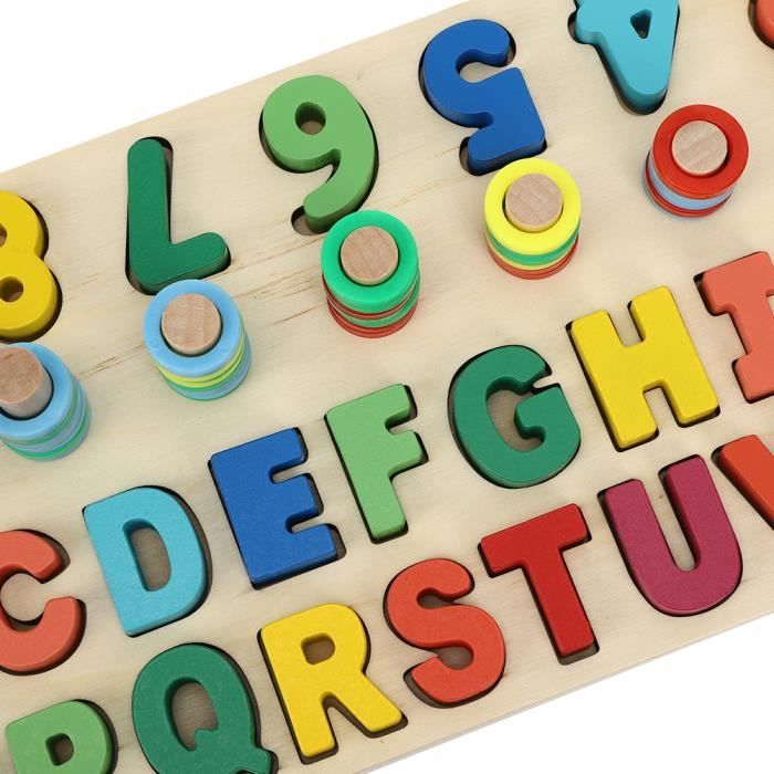Puzzle Montessori en Bois - Inconnue - Pour Enfant 2-3 Ans - Jeu