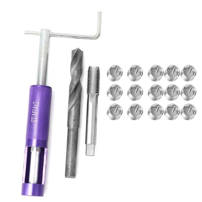 Kit De Réparation Filetage M8x1 - 20 Pièces Acier Inoxydable