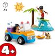 LEGO® Friends 41725 La Journée à la Plage en Buggy, Jouet avec Voiture, Surf, et Mini-Poupées-1