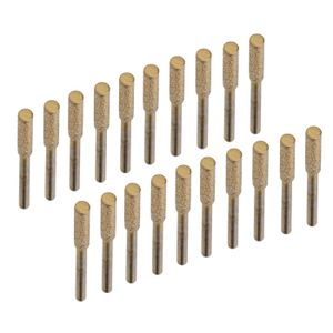 20 Limes émeri Pour Chaîne Tronçonneuse - Affûtage Professionnel Ou DIY - Compatible 4mm