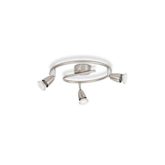BRILLIANT Lampe Loona LED Spot Spirale 3flg Fer
