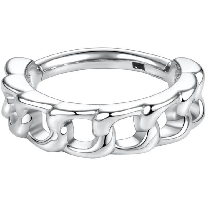 Ensemble D'alliances En Acier Chirurgical Avec Zircone Cubique - Largeur 8 Mm - Tailles 8 à 14