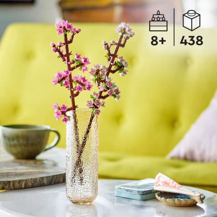 LEGO® 40725 Creator Les Fleurs de Cerisier, Décoration de Chambre