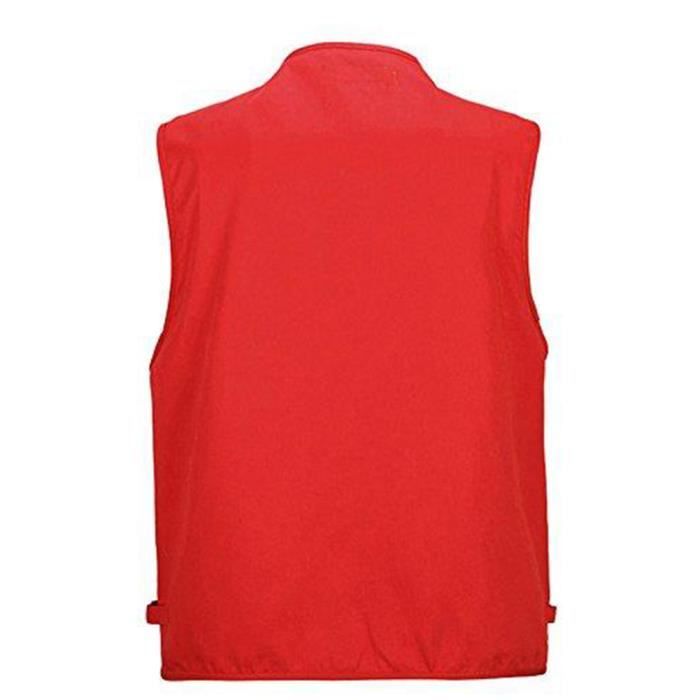 Gilet De Travail Softshell Homme – Léger, Respirant, Séchage Rapide, Sans Manches, Avec Poches, Pour Pêche, Safari, Voyage - 10