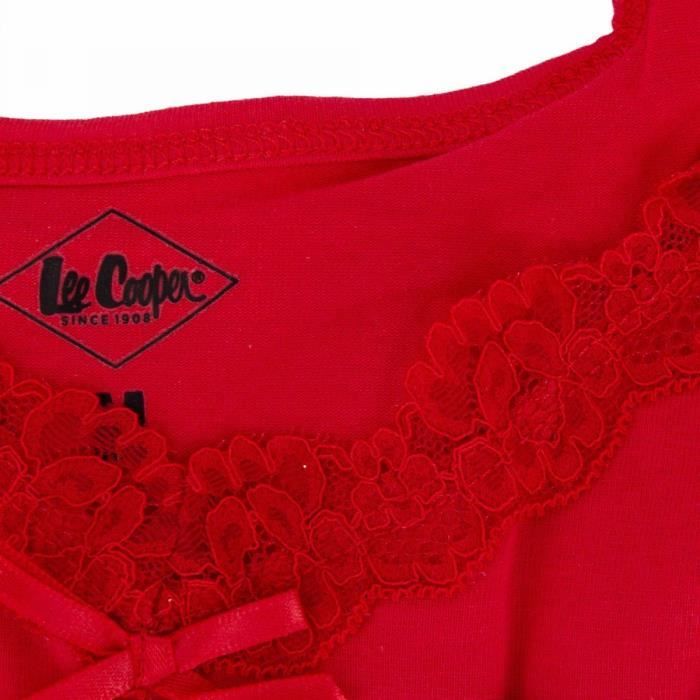 Débardeur rouge dentelle outlet