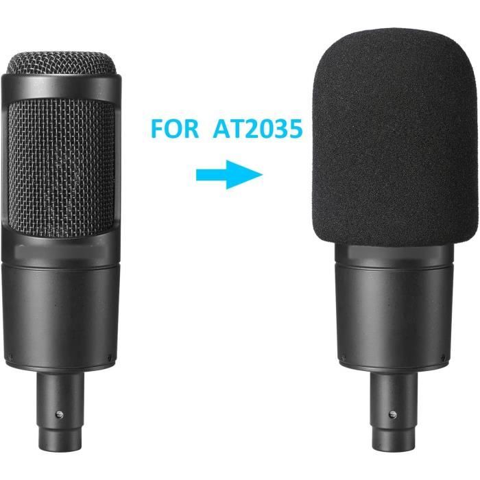 AT2035 Bonnette Micro en Mousse - Microphone Filtre Anti-pop Professionel  pour réduire bruit pour Micro à Condensateur Audio Tec8 - Cdiscount TV Son  Photo