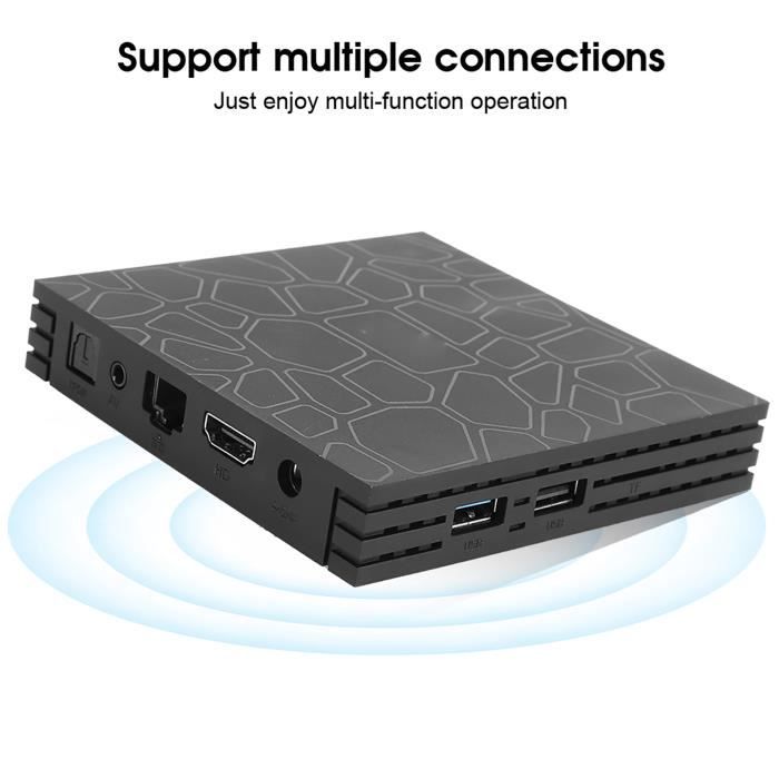 Boîte TV 4K T9 Intelligent Multimedia Smart Media Player 4K TV Box 100