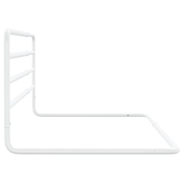 Barrière De Lit Bois NIDALYS Blanc 90 Cm - Norme BS - 100% PEFC, Sécurité Enfant