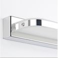 12w 52cm Acrylique LED miroir de courtoisie lampe Chambre salle de bain Toilette Coins arrondis Applique murale Blanc-2