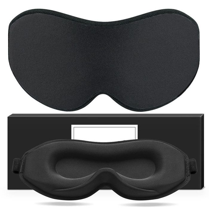 Umisleep Masque De Sommeil 3D Pour Dormir Sur Le Côté - 100% Bloquant Lumière Avec Sangle Réglable