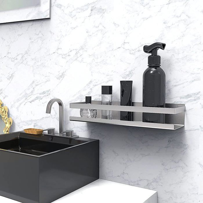 Lot De 2 étagères Douche Acier Inoxydable SUS304 - Sans