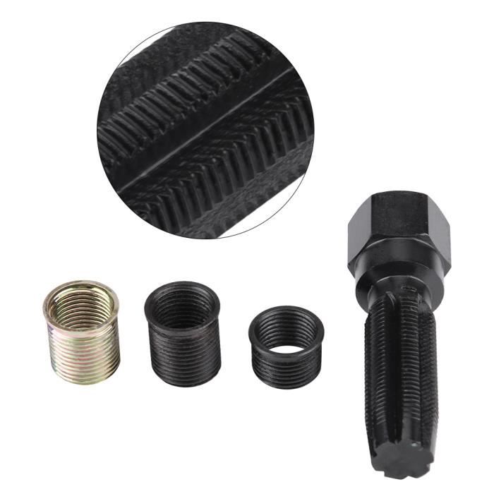 Kit De Réparation De Filetage De Bougie D'allumage Klanata - Taraud M12x1.0 Et Inserts M10x1.0 - Pour Moteurs Essence Et Générateurs - 8