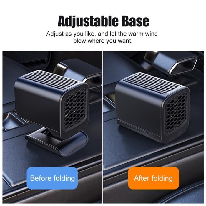 Chauffage De Voiture Portable 12V 200 W Chauffage Et Dégivrage Avec