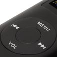 HURRISE Mini lecteur de musique MP3 Lecteur MP3 élégant multifonctionnel sans perte de son écran LCD 1,8 pouces lecteur de-3