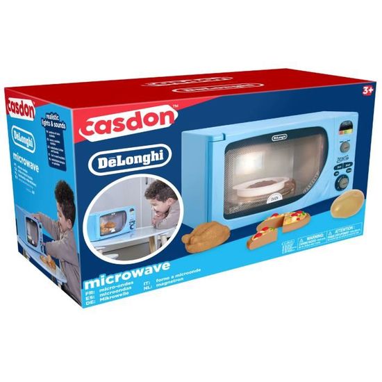 Micro-ondes DeLonghi Jouet Casdon – Avec Lumières, Sons Et Plateau Tournant !