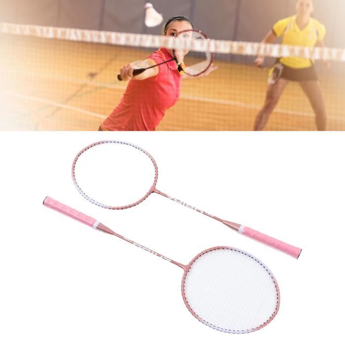 Raquette de Badminton, Ensemble de Raquettes de Badminton de Sport, Raquette de Badminton d'entraînement, Raquettes de Badminton Roses, Raquettes de Raquette de Badminton, Ensemble de Raquettes de Badminton de Sport, Raquette de Badminton d'entraînement, Raquettes de Badminton Roses, Raquettes de