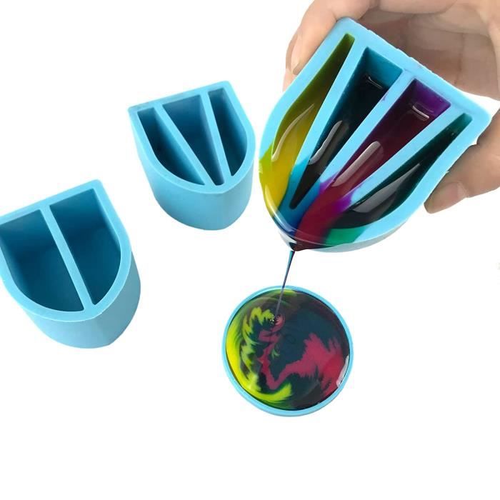 Outils de colle en résine pour loisirs créatifs - Tasse en silicone  réutilisable pour coloration, tonification, cristal, époxy[368] - Cdiscount