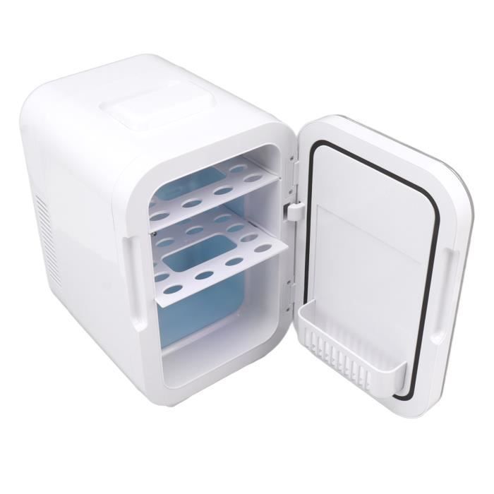 Réfrigérateur 1 porte Giantex mini réfrigérateur 15L 2 en 1 mini frigo  portable fonction de refroidissement et de chauffage A++ pour  maison/voiture