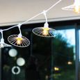 Guirlande lumineuse extérieur - LUMISKY - CHIC WHITE LIGHT - 6 m - 10 ampoules à filament - E27 - LED blanc chaud-4
