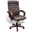 Chaise De Bureau Fauteuil De Bureau Siege Bureau Reglable Chesterfield En Cuir Artificiel Marron Achat Vente Chaise De Bureau Cdiscount