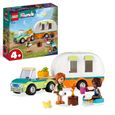 LEGO® Friends 41726 Les Vacances en Caravane, Jouet Camping-Car avec Voiture, Enfants 4 Ans-0