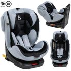 BEBELISSIMO - Siège auto Isofix - pivotant 360 ° - 40-150cm - 0-36kg - i-size - Leto - gris/noir - protections latérales