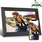 Cadre Photo Numérique JEEMAK 10,1" IPS Écran Tactile WiFi 16Go - Partage Instantané via l'Application Frameo