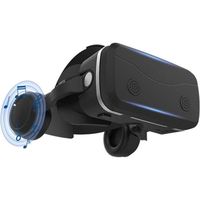 Casque de réalité virtuelle 3D  Lunettes de Casque VR  Casque VR Respirant pour Votre Smartphone en Une Salle de cinéma 3D 174