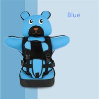 Siège Auto Pour Bébé - Coussin de Chaise Haute Portable - Bleu