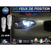 Ampoules H6W Feux de position LED - BMW Série 3 F30 F31 - Blanc Xénon