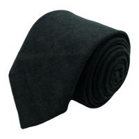 Ecravate - Cravate en velours côtelé (fines côtes). Noir
