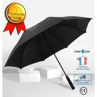 CONFO® Grand parapluie droit de golf parapluie d'affaires pour hommes parapluie publicitaire cadeau