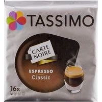 LOT DE 4 - TASSIMO Carte Noire Espresso Classique Café dosettes   - 16 dosettes