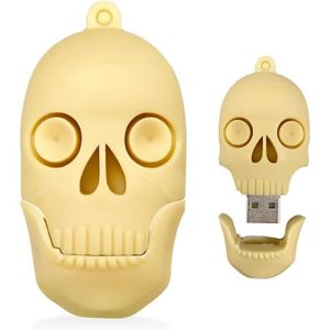 CLÉ USB Clé USB 32 Go en Forme de Tête de Mort, BorlterCla