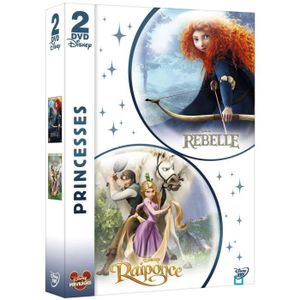DVD DESSIN ANIMÉ DISNEY CLASSIQUES - DVD Coffret : rebelle, raiponce